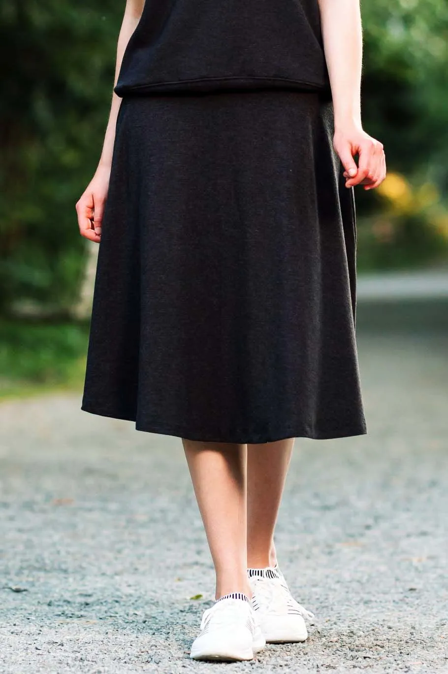 SYDNEY BAMBOO-BLEND SKIRT