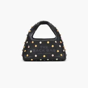 The Glam Studs Leather Mini Sack Bag