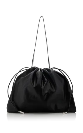 The Row Angy Leather Hobo Bag