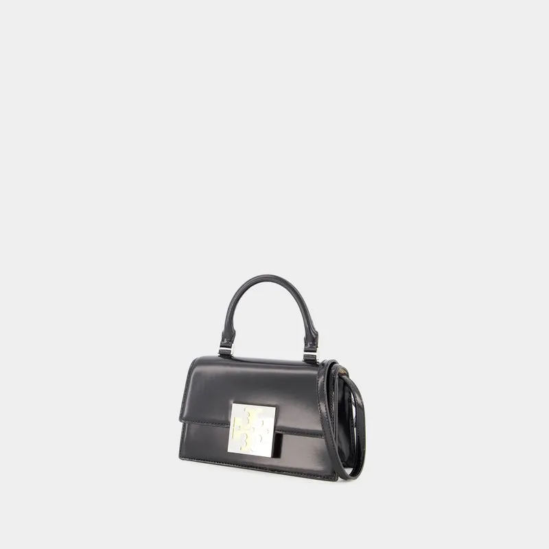 Trend Spazzolato Mini Bag - Tory Burch - Leather - Black