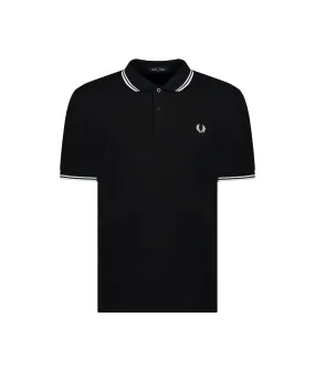 Twin Tipped Classic  Polo Shirt - Black