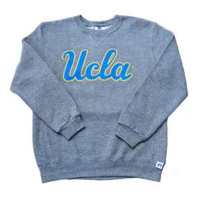 UCLA Script Fleece Youth Oxford Crew