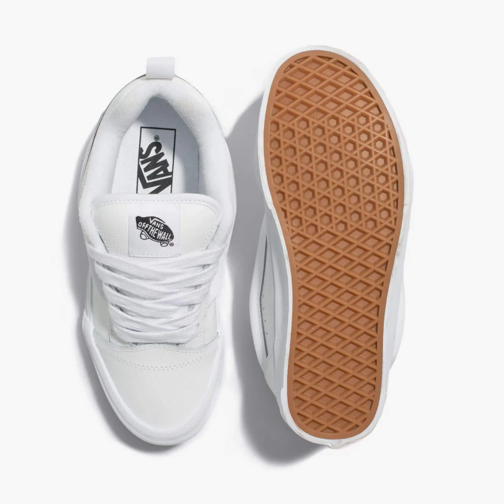 Vans Knu Skool Leather True White