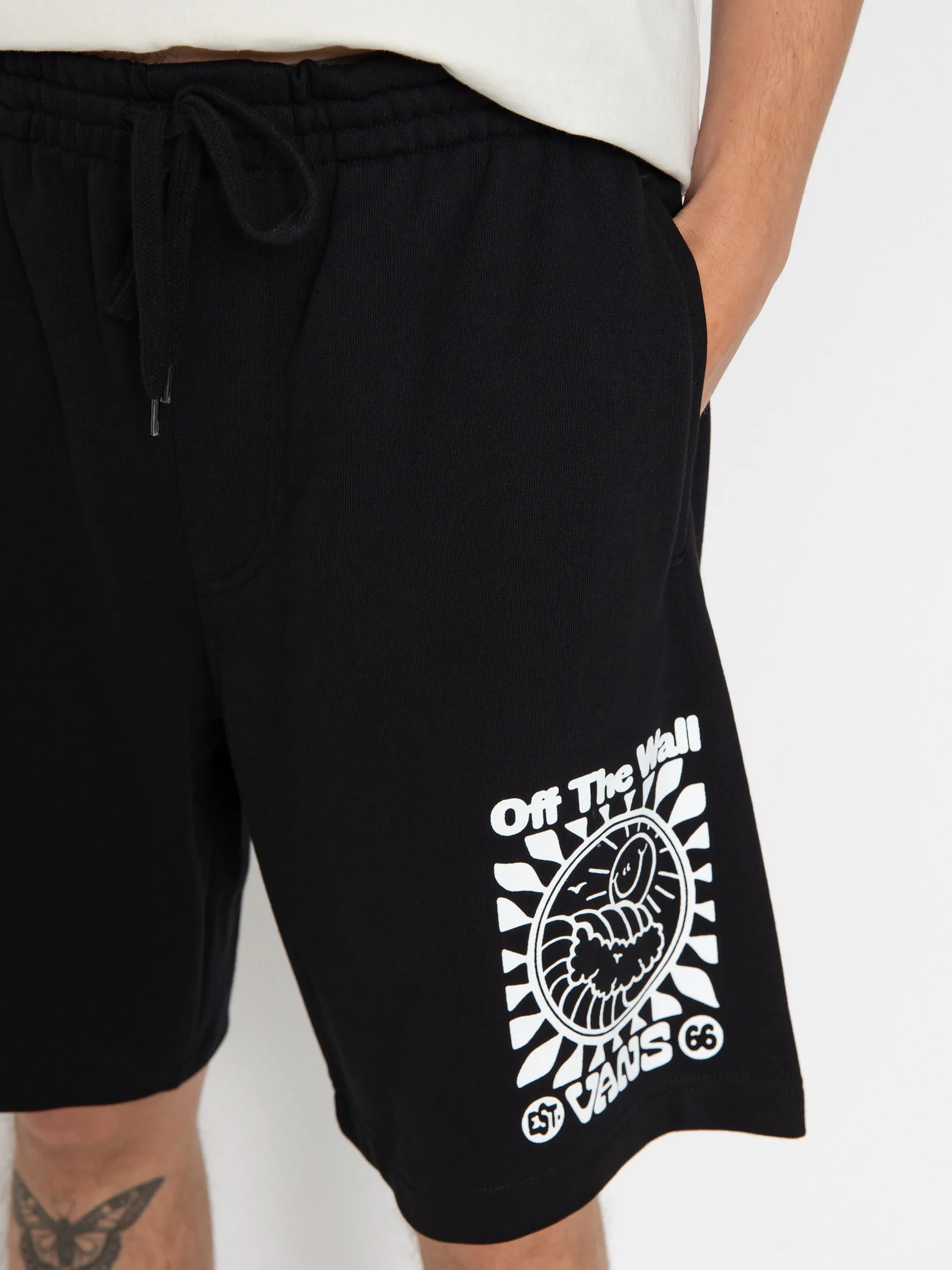 Vans Smiling Sun Relaxed Fleece Shorts (black)