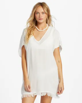 Walk Away Tunic Top - Salt Crystal