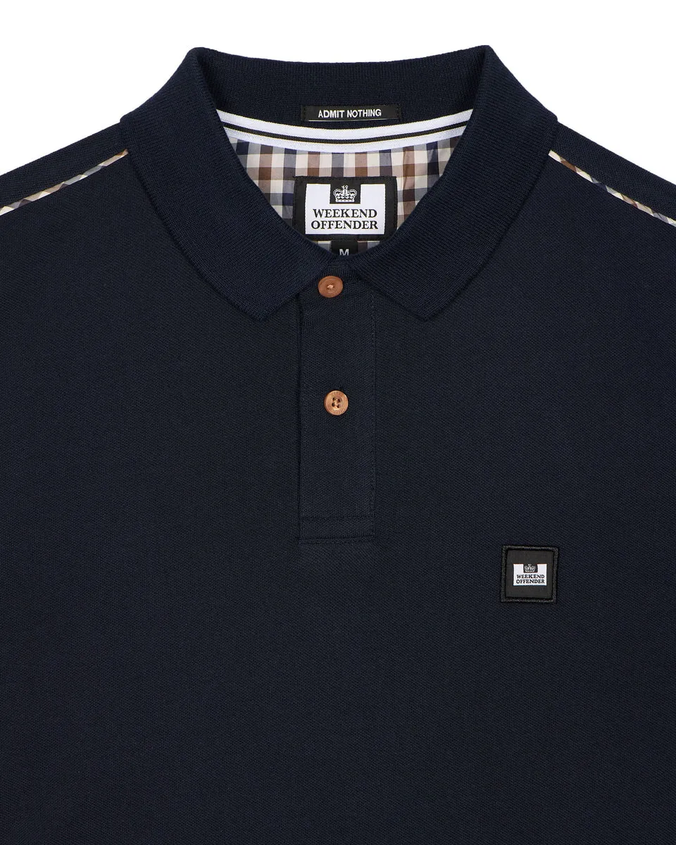 Weekend Offender Sakai Polo Shirt Navy