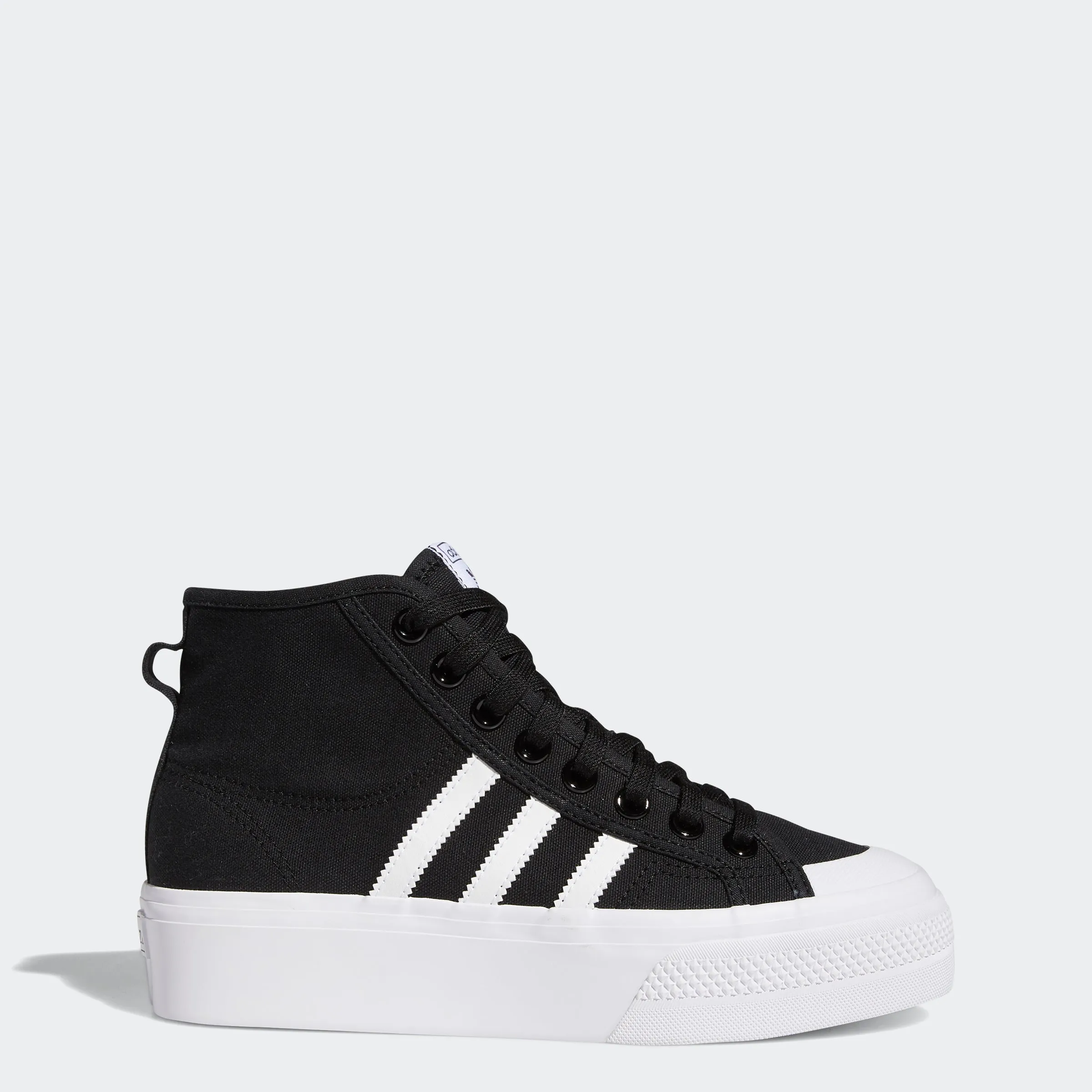 Women's adidas Originals Nizza Platform Mid Shoes Black