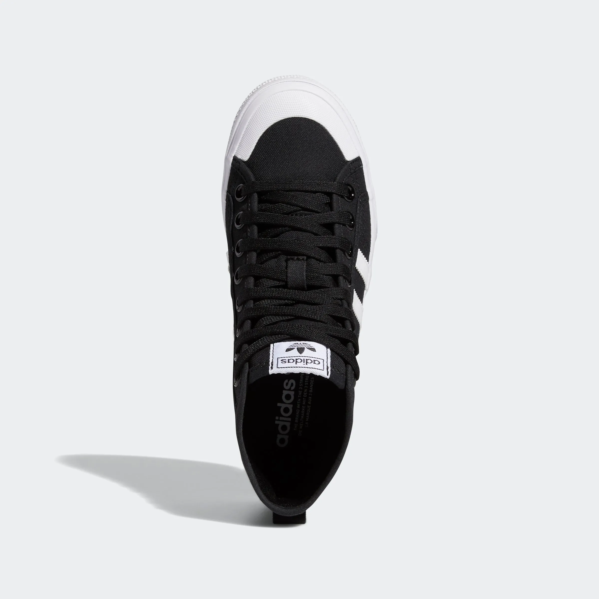 Women's adidas Originals Nizza Platform Mid Shoes Black