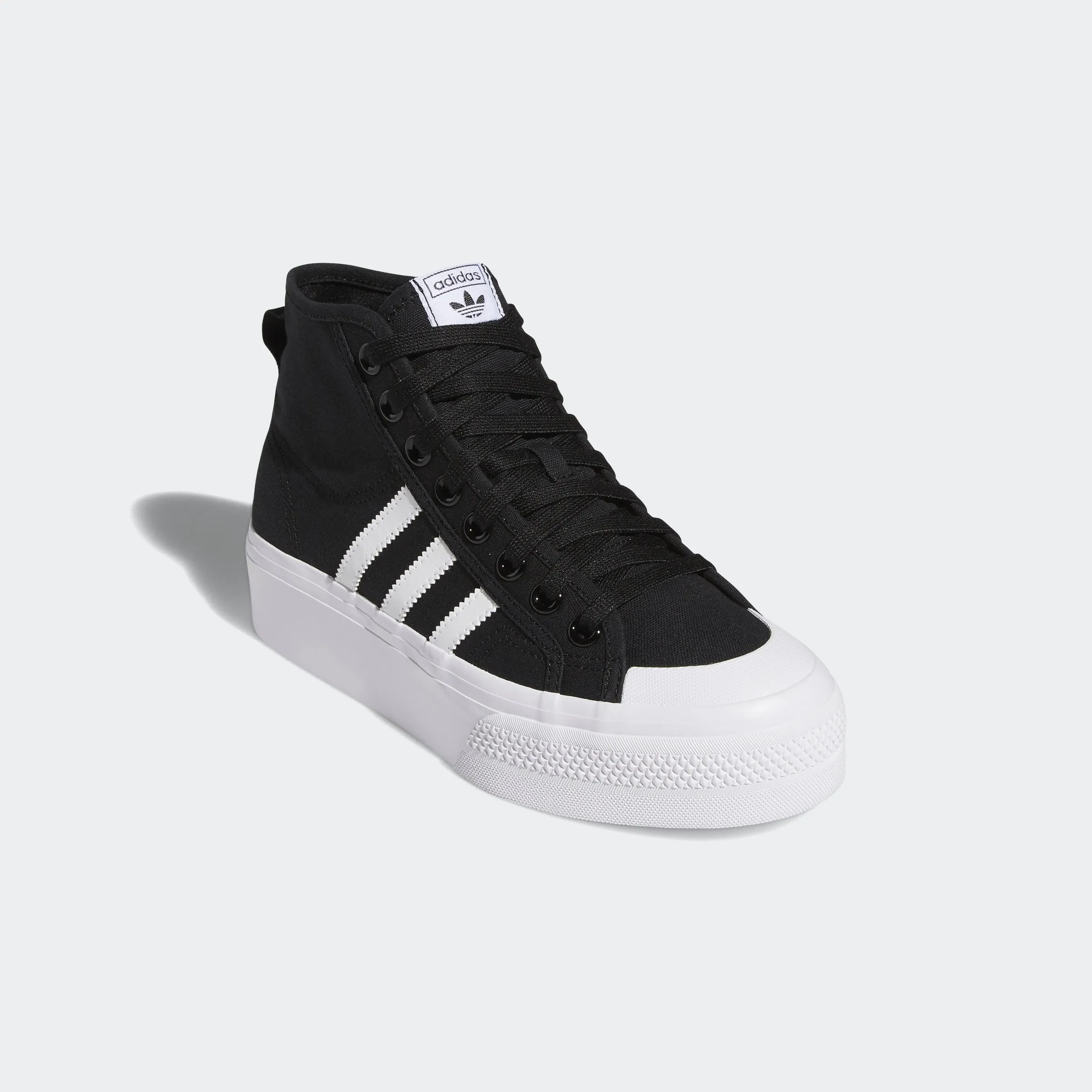 Women's adidas Originals Nizza Platform Mid Shoes Black