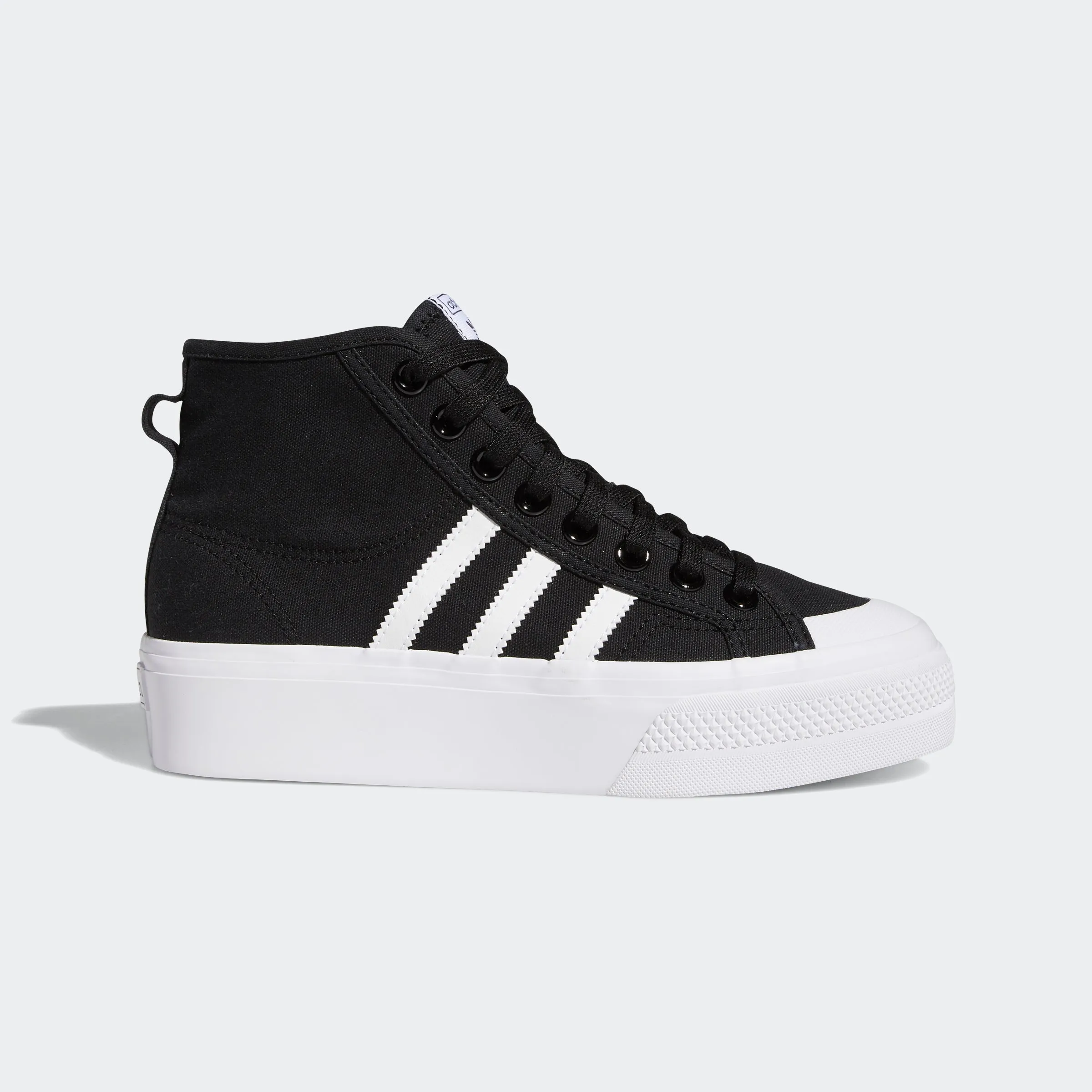 Women's adidas Originals Nizza Platform Mid Shoes Black