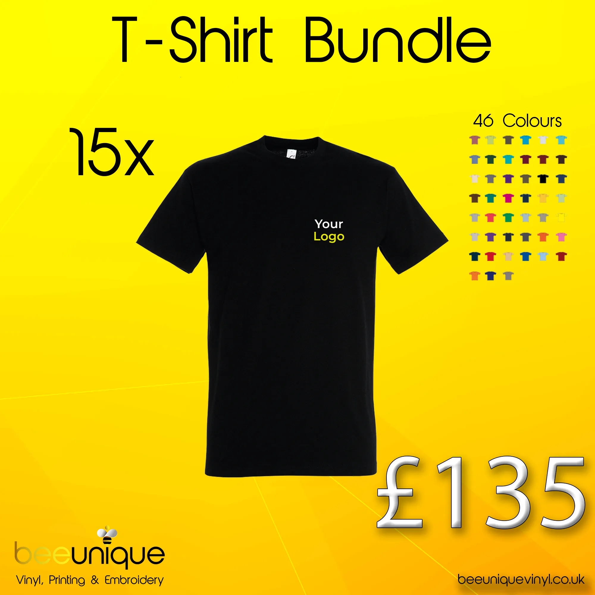 Workwear Bundle 48 | Bee Unique | Round Neck T-Shirts